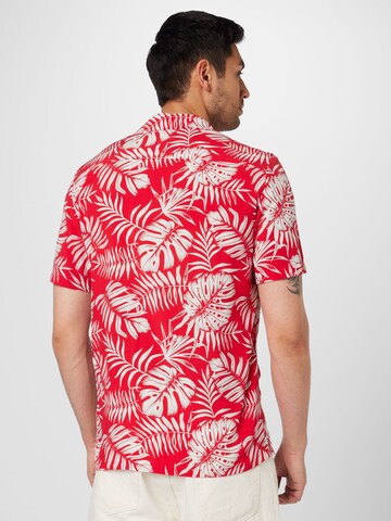 Key Largo - Ajuste regular Camisa 'HAVANNA' en rojo