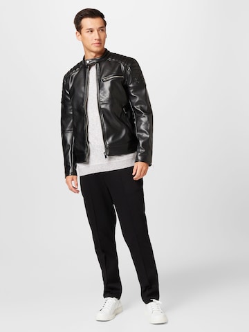 BURTON MENSWEAR LONDON Tapered Broek in Zwart