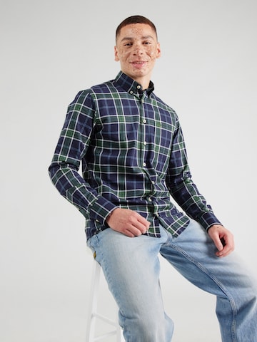 FYNCH-HATTON Comfort Fit Риза в синьо: отпред
