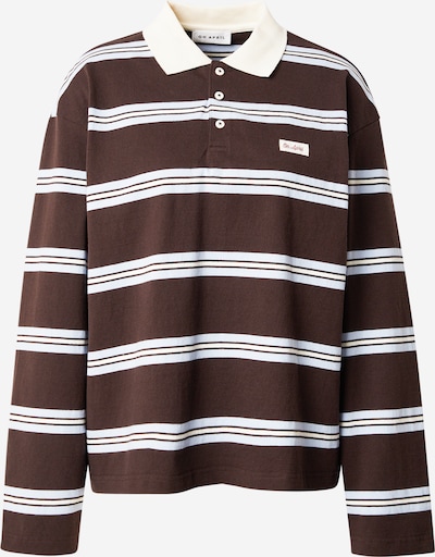 OH APRIL Majica 'Jolina' u svijetloplava / tamno smeđa / vuneno bijela, Pregled proizvoda