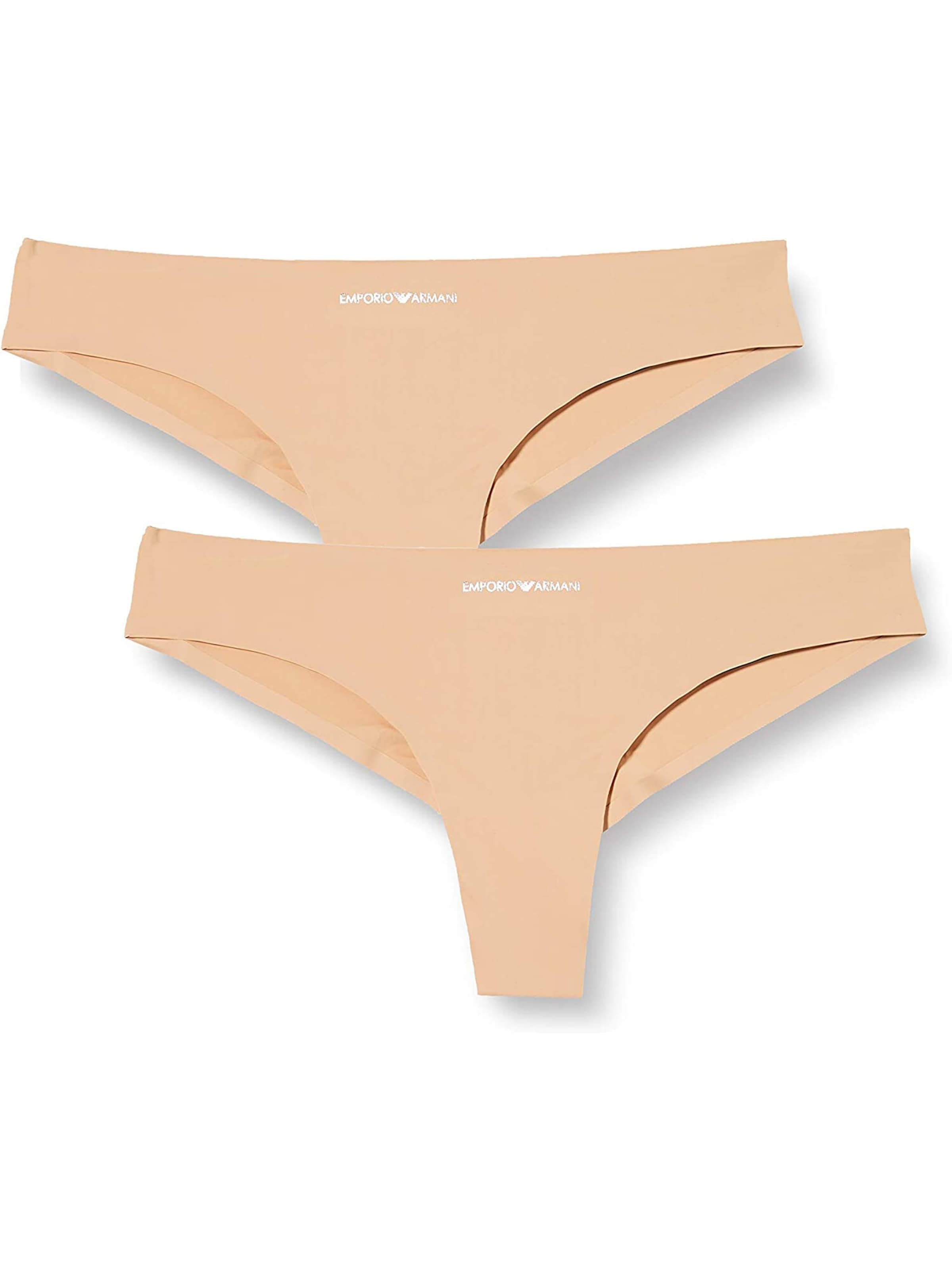 String di Emporio Armani in beige: frontale