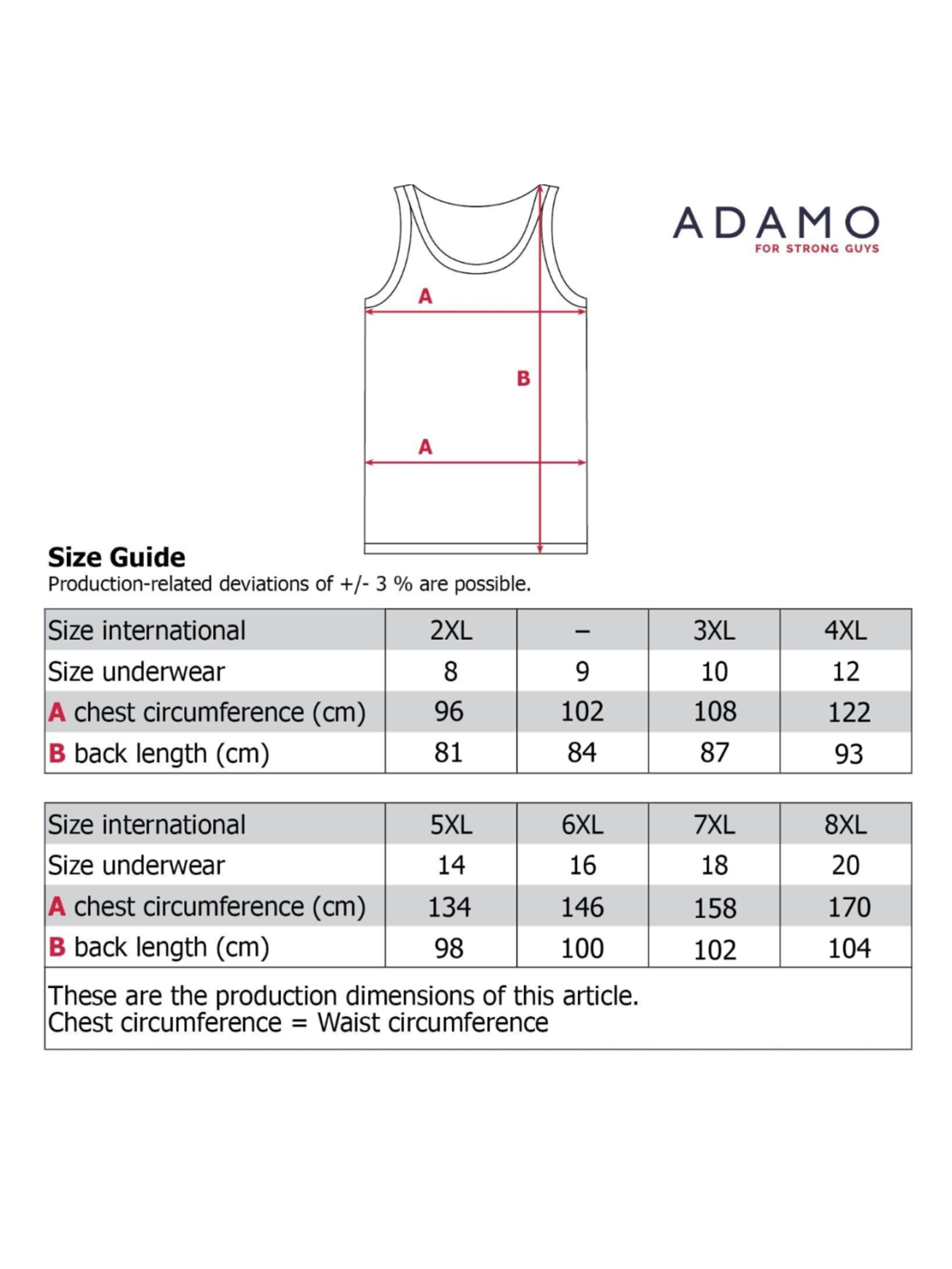 Adamo Undershirt 'Unterhemd Schwarz' in Black