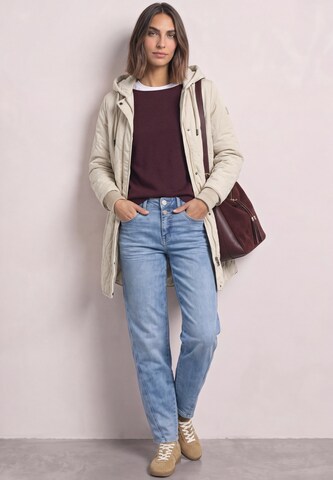 STREET ONE Blousonmantel mit Steppmuster in Beige