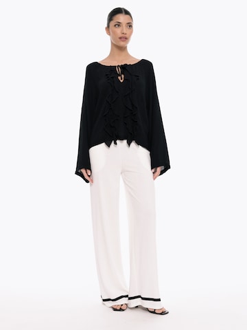 Camicia da donna 'Silence' di 4TAILORS in nero