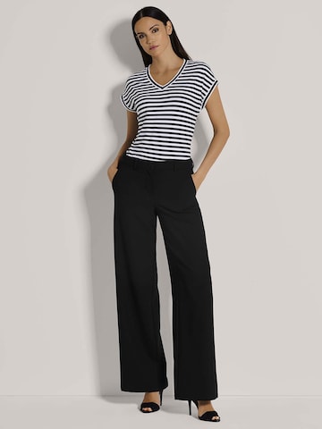 MADELEINE Wide leg Broek in Zwart