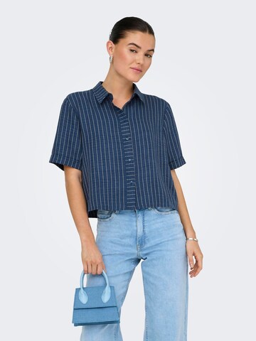 JDY Blouse 'JDYPower' in Blauw: voorkant