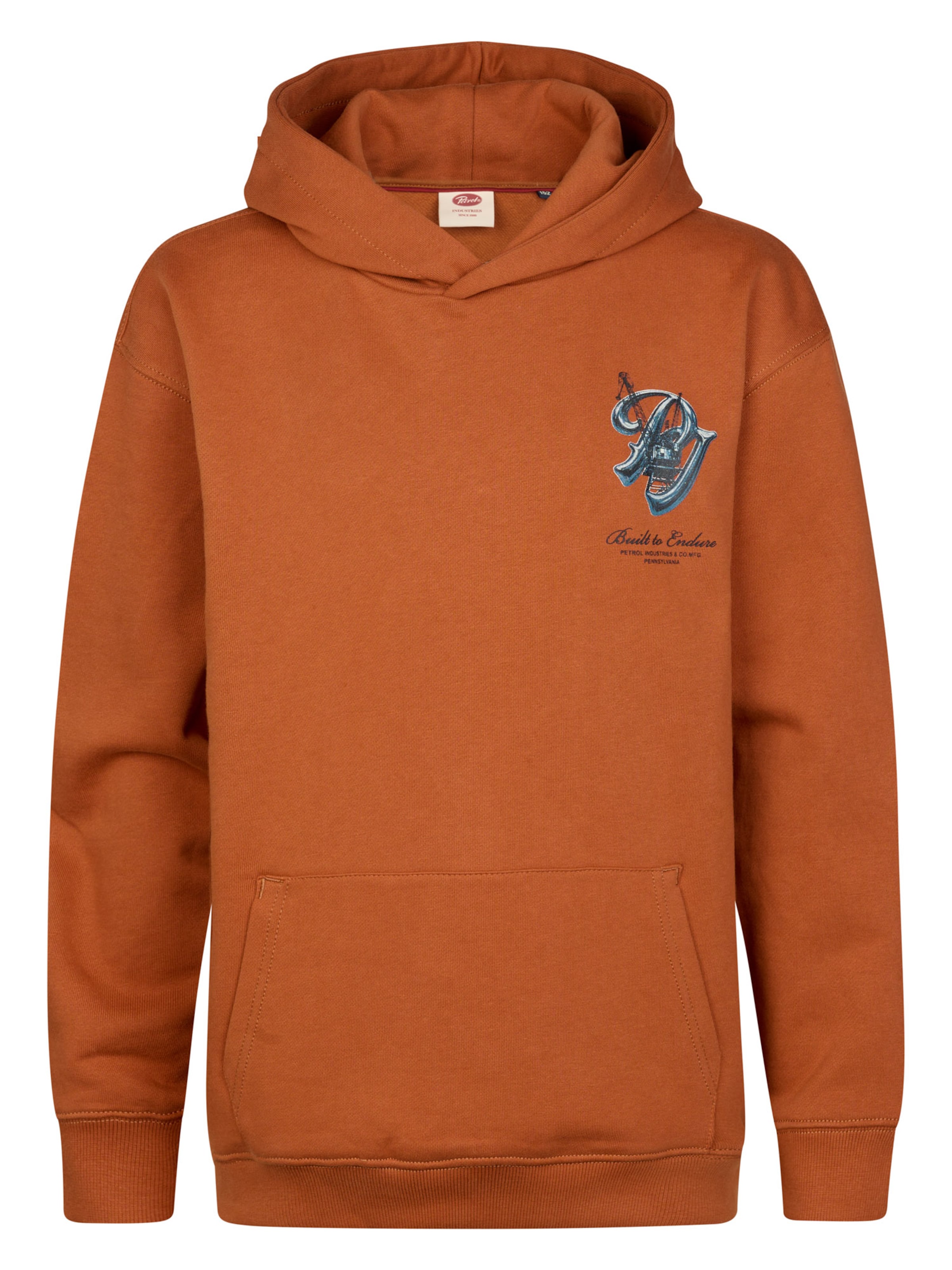 Petrol Industries Sweatshirt in Orange: Vorderseite