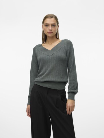 VERO MODA Sweater 'VMNewLexsun' in Green: front