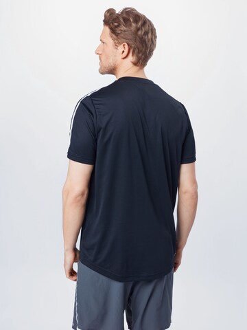 ADIDAS SPORTSWEAR Functioneel shirt 'Aeroready Designed To Move 3-Stripes' in Zwart