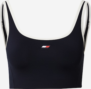 Bustieră Sutien sport de la TOMMY HILFIGER pe albastru: față