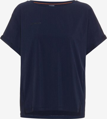 MAMMUT Performance Shirt in Blue: front