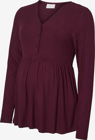 T-shirt MAMALICIOUS en rouge : devant