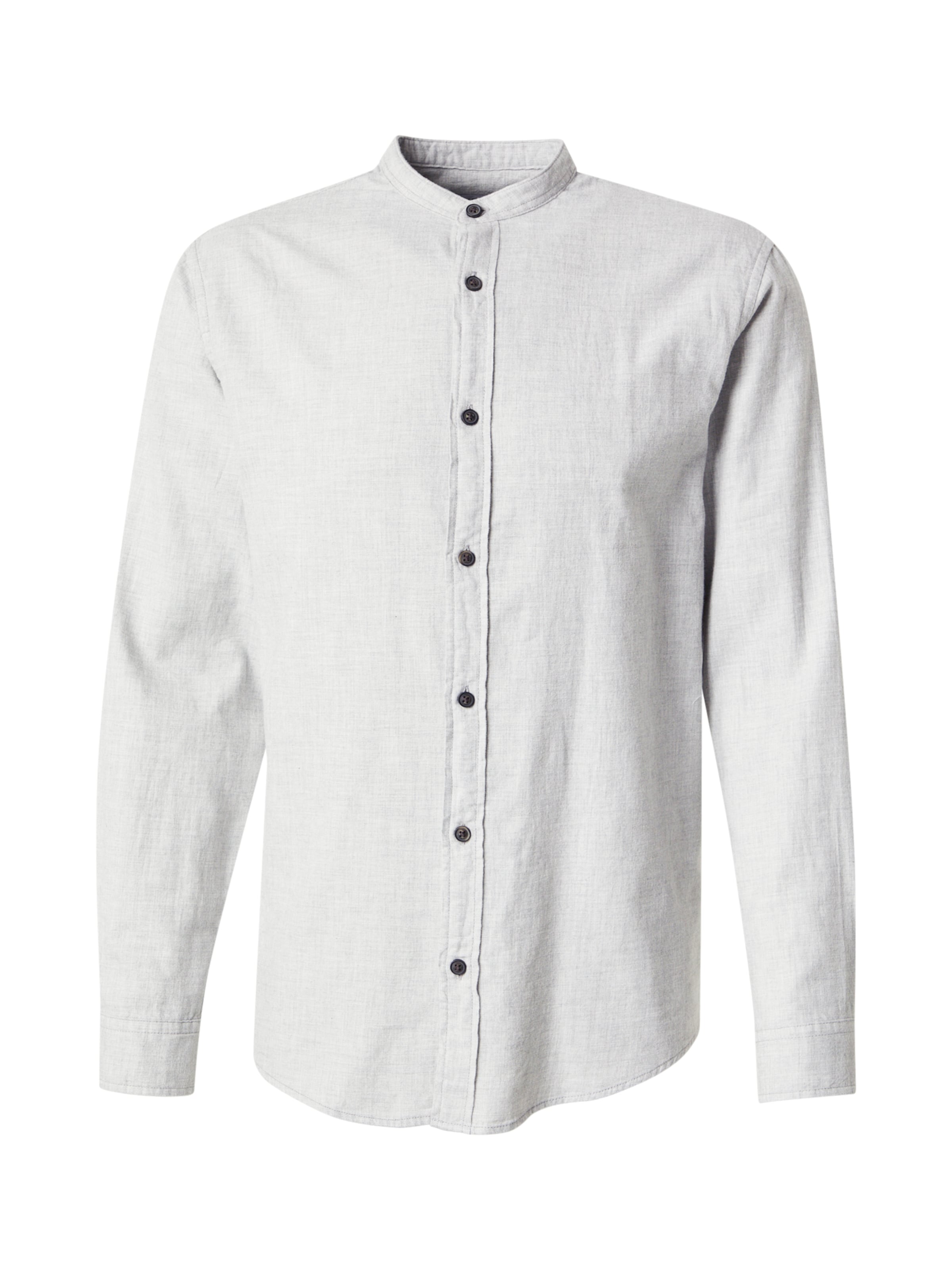 JACK & JONES Tavaline suurus Triiksärk 'JJEBand', värv hall: eest vaates