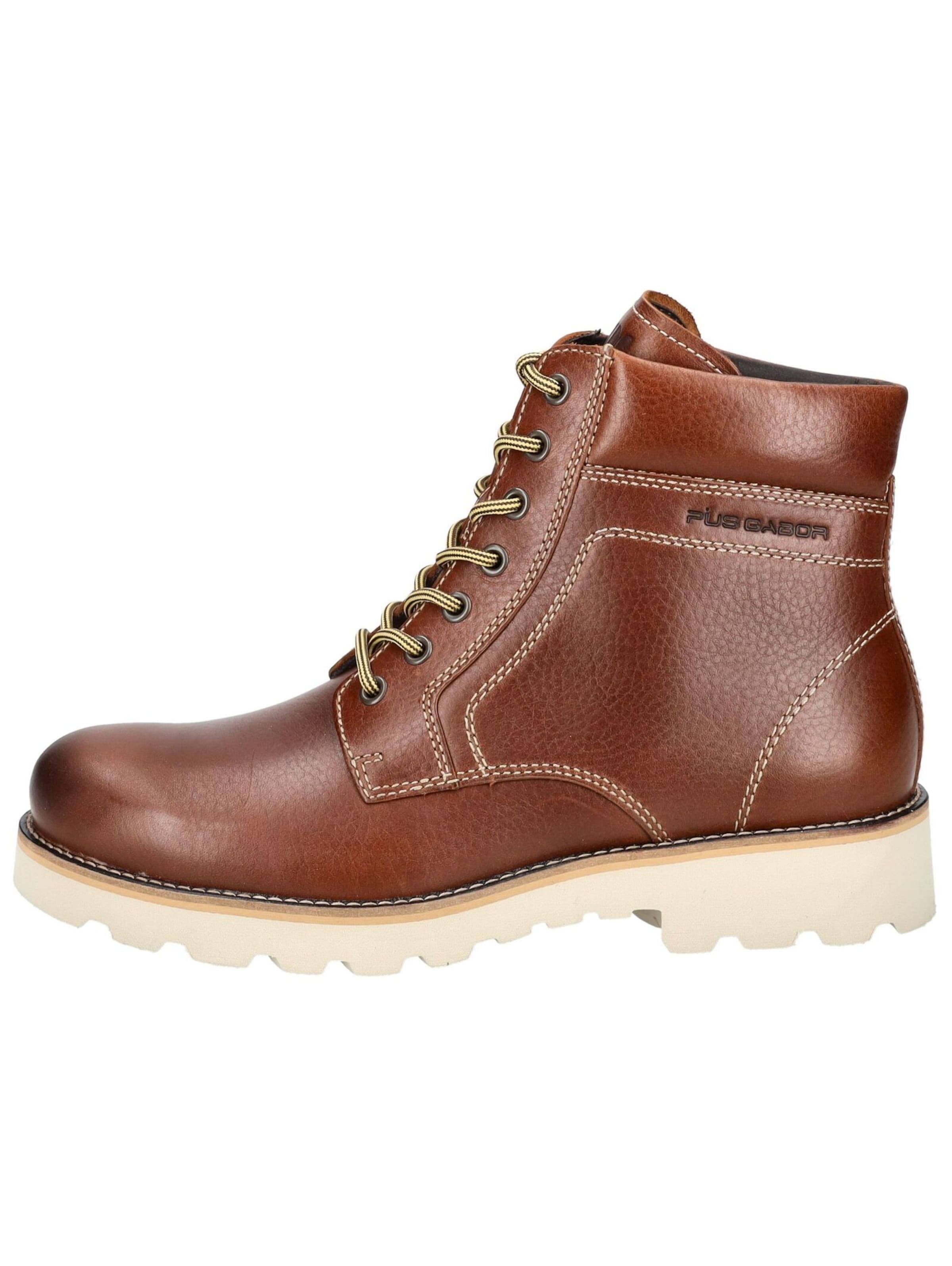 Boots stringati di Pius Gabor in marrone