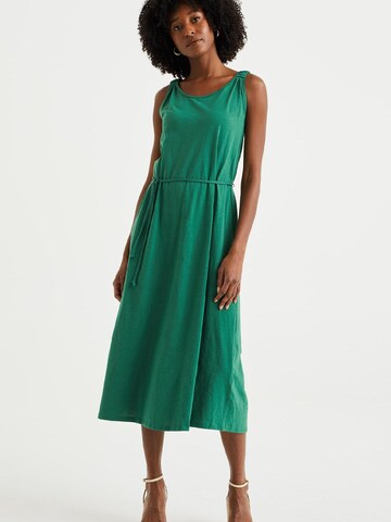 WE Fashion Dress in Green: front