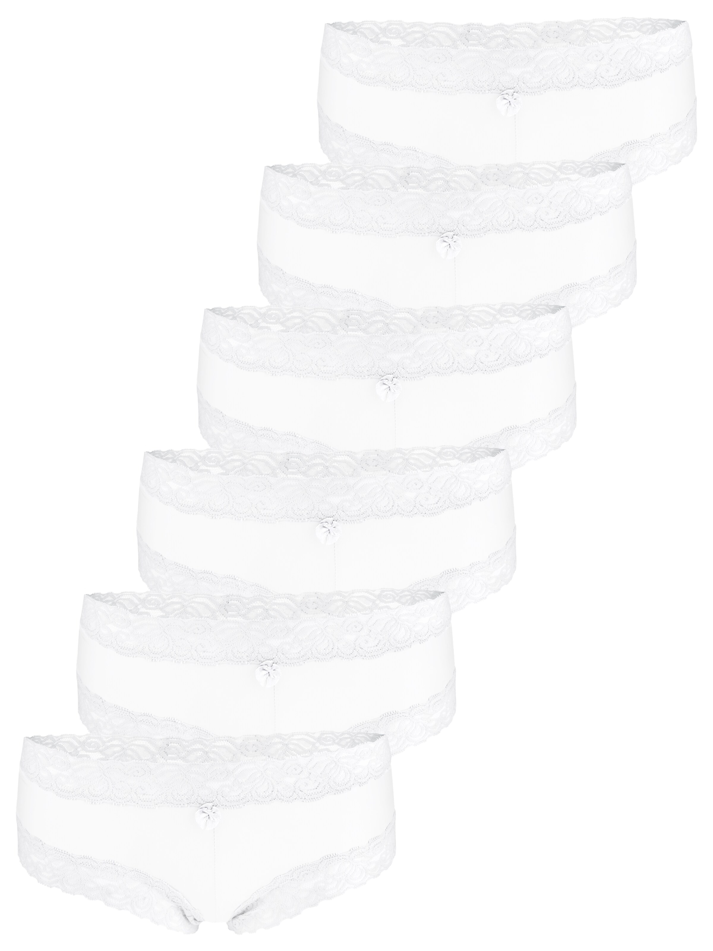 Fabio Farini Boyshorts in White: front