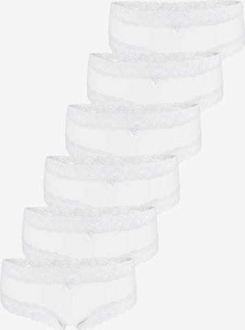 Fabio Farini Panty in Weiß: Vorderseite