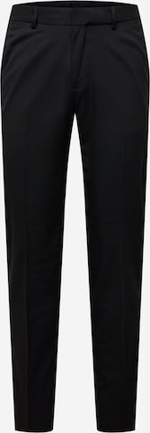 Pantaloni con piega frontale di BURTON MENSWEAR LONDON in nero: frontale