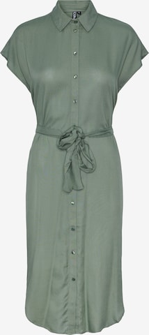 PIECES Shirt Dress 'NYA' in Green: front