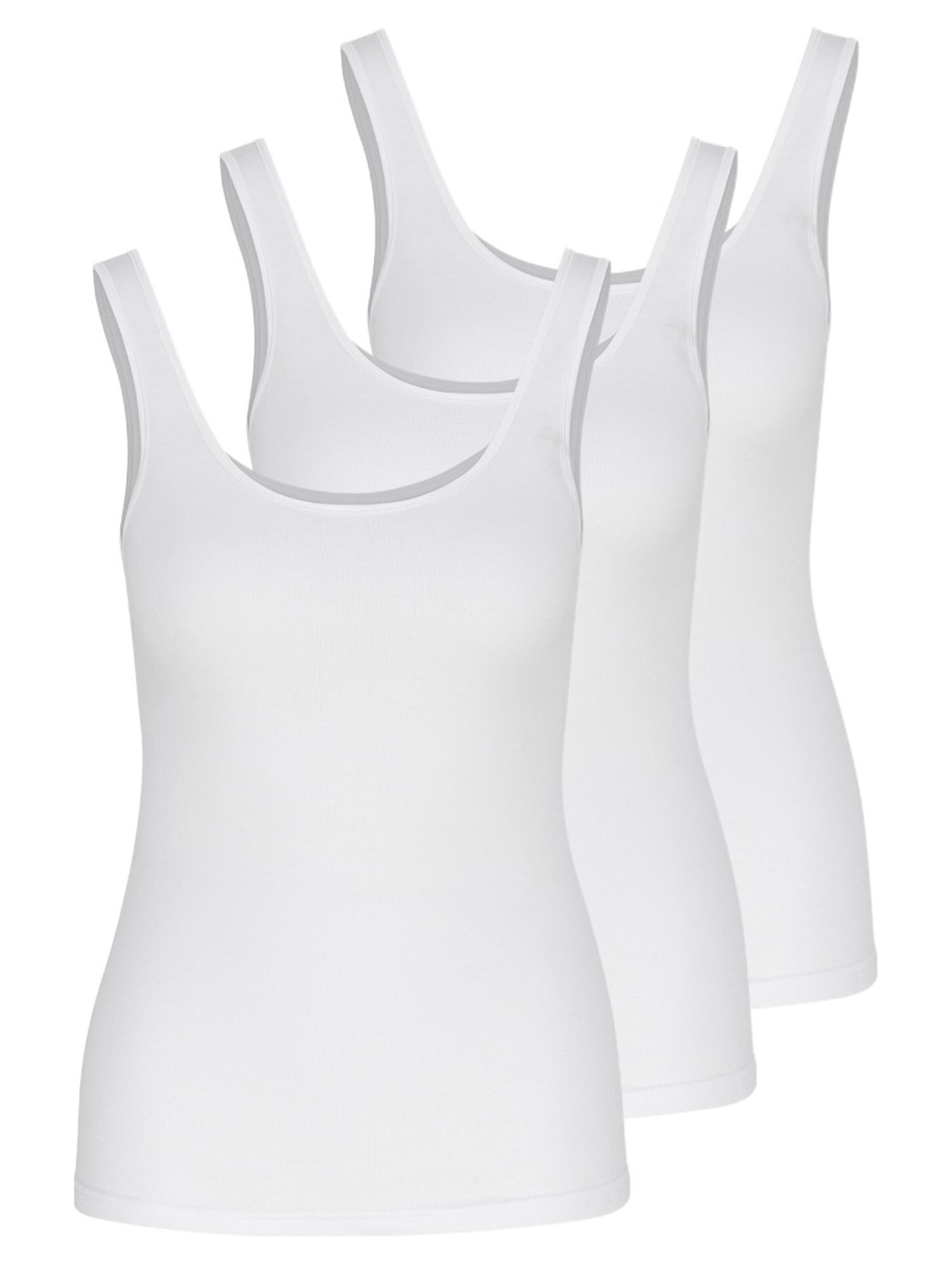 Nina von C. Unterhemd 'Daily'‌‌‌‌‌‌ in Weiß: Vorderseite