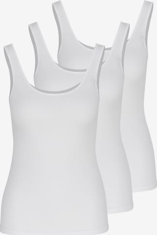 Nina von C. Unterhemd 'Daily' in Weiß: Vorderseite