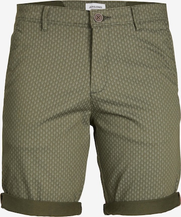 Pantalon chino 'Bowie' JACK & JONES en vert : devant