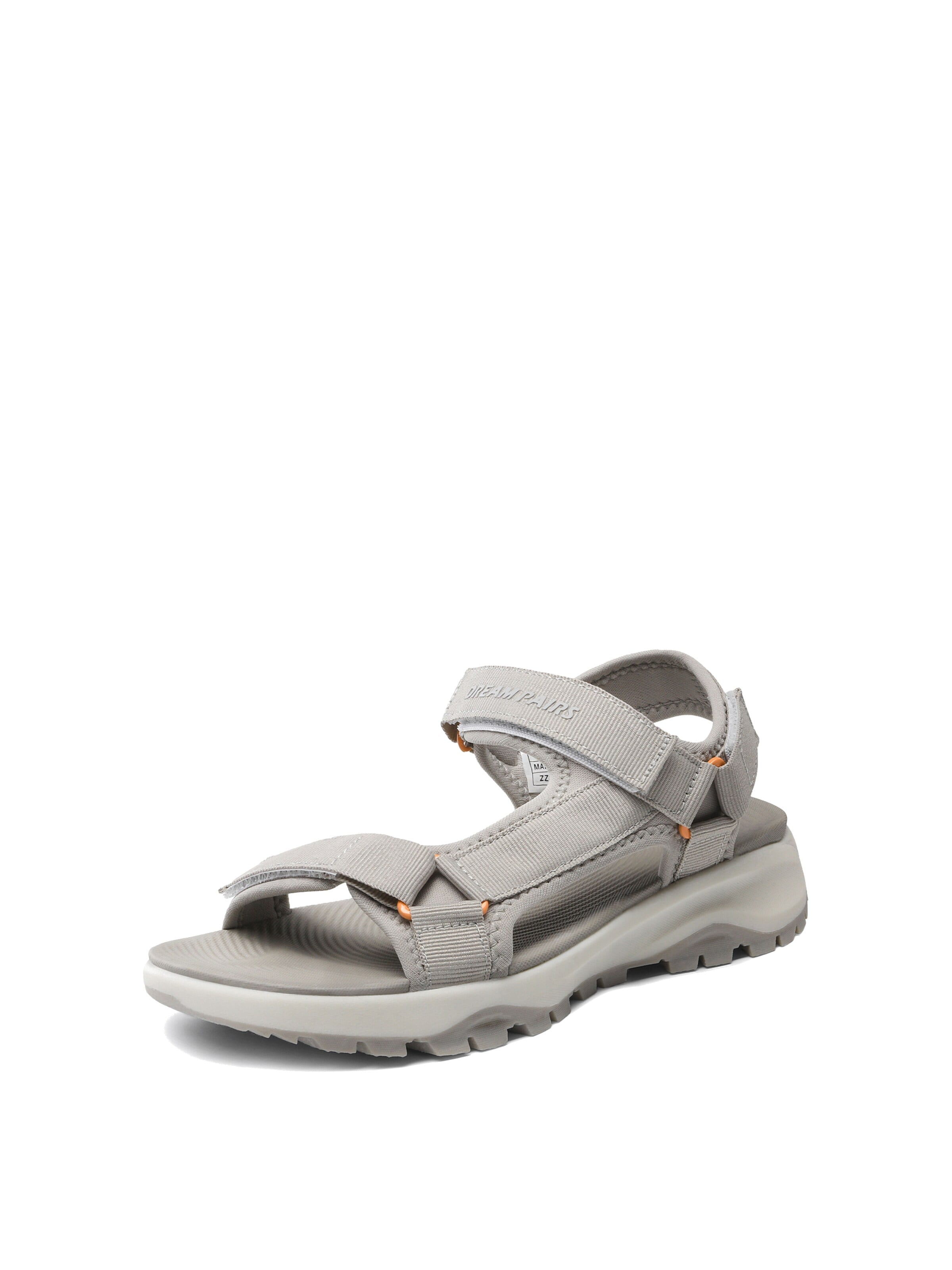 Dream Pairs Hiking Sandals in Grey: front