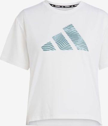 balta ADIDAS PERFORMANCE Sportiniai marškinėliai 'Adi365 Essentials': priekis