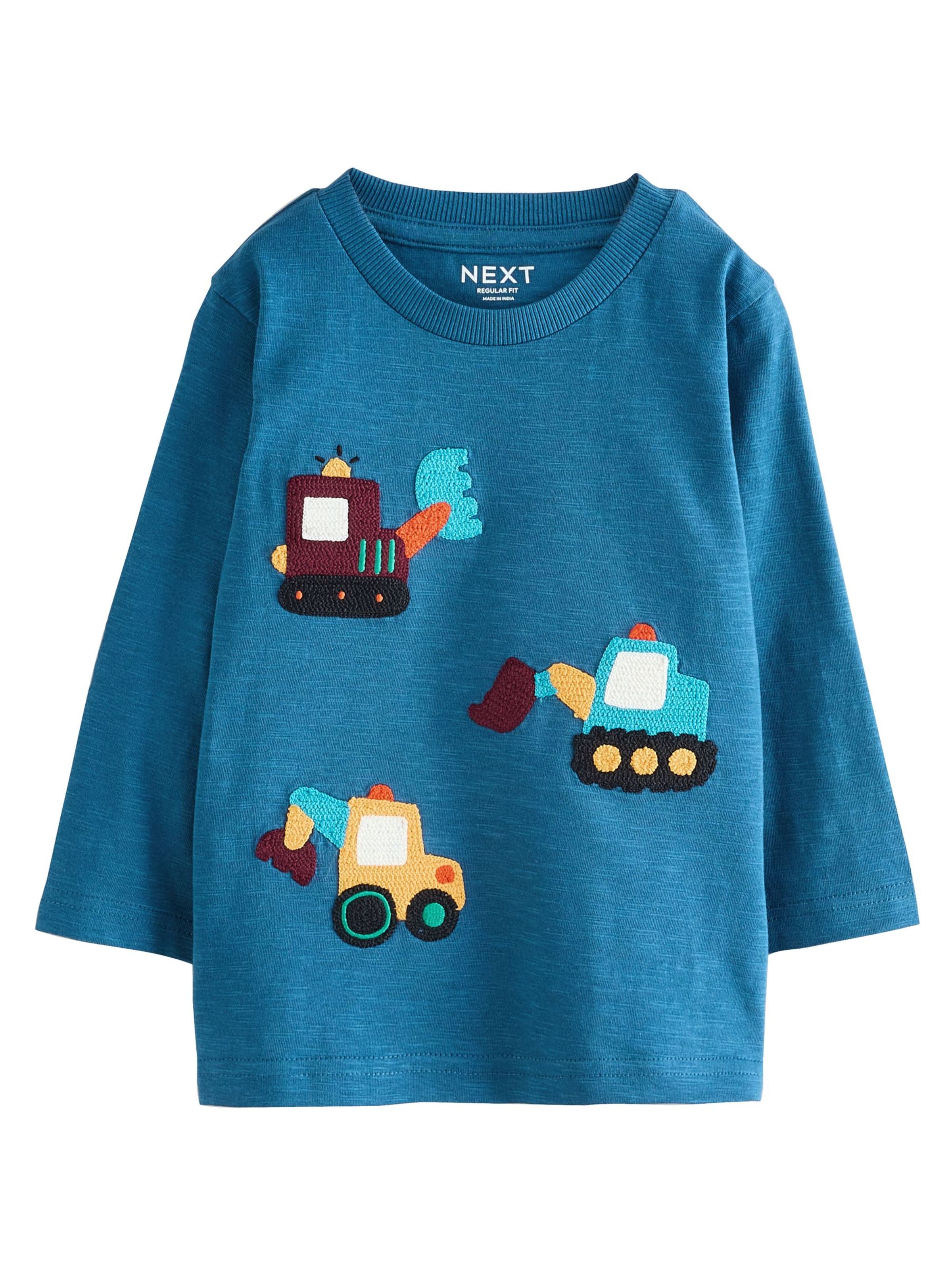 Next Shirt in Blue / Azure / Yellow / Orange, Item view