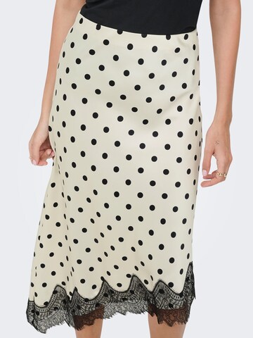 Jupe 'ONLBella' ONLY en blanc