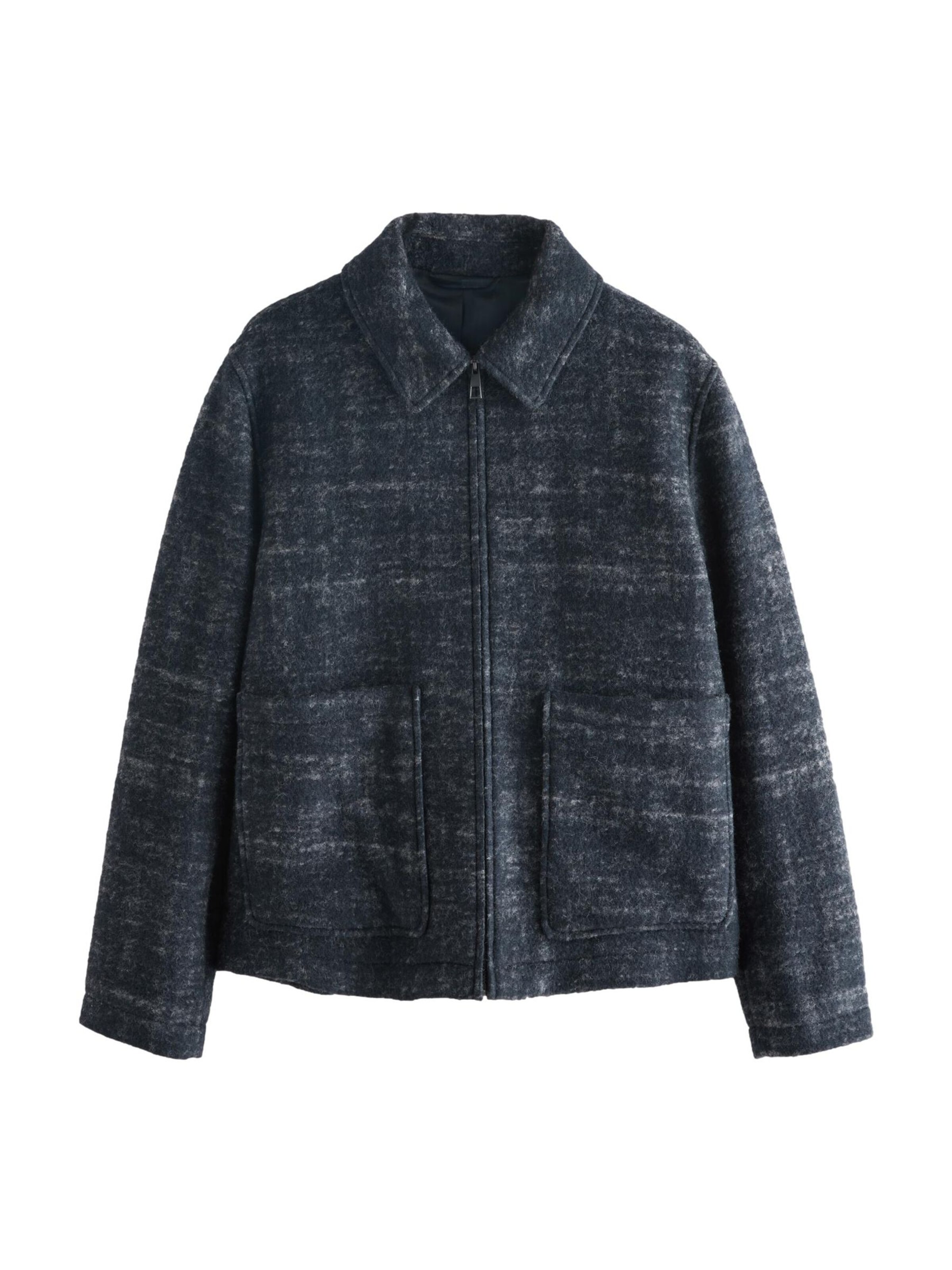 Next Jacke in Blau: Vorderseite