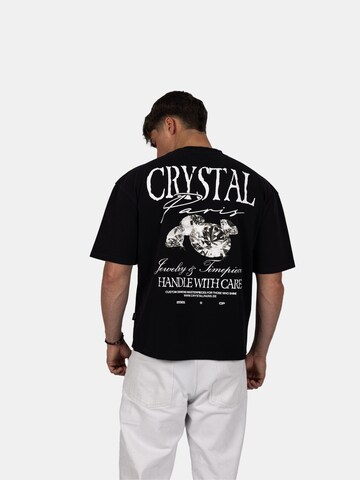 Crystal Paris Shirt 'Dias' in Zwart