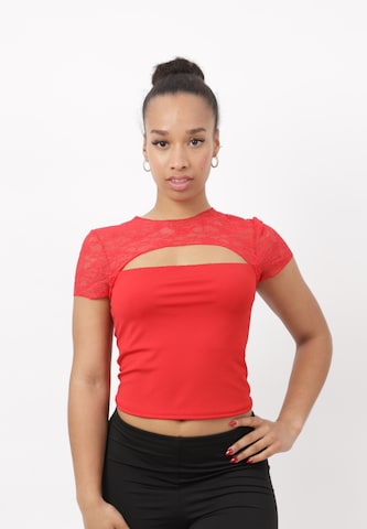 Elara Top in Red