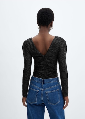 MANGO Bluse 'Gloria' in Schwarz