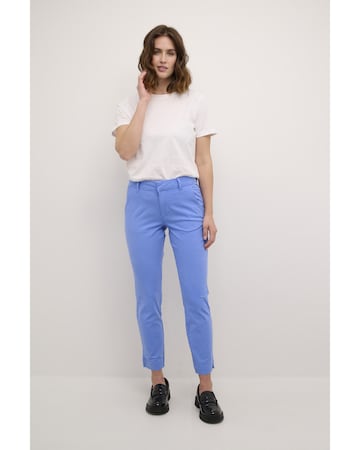 Coupe slim Pantalon 'Mette' Kaffe en bleu