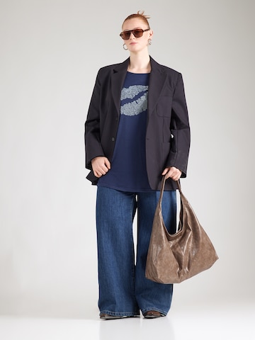 ONLY Carmakoma T-shirt 'CARMALBA' i blå