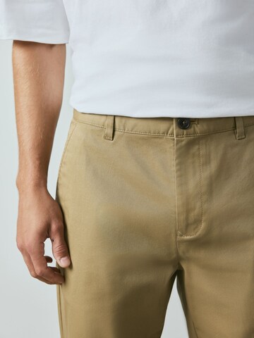 Next regular Lærredsbukser i beige