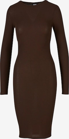 Abito in maglia di Urban Classics in marrone: frontale