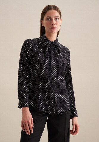 SEIDENSTICKER Blouse 'Schwarze Rose' in Zwart: voorkant