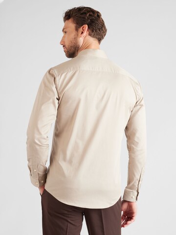 JACK & JONES Slim Fit Skjorte 'Cardiff' i beige