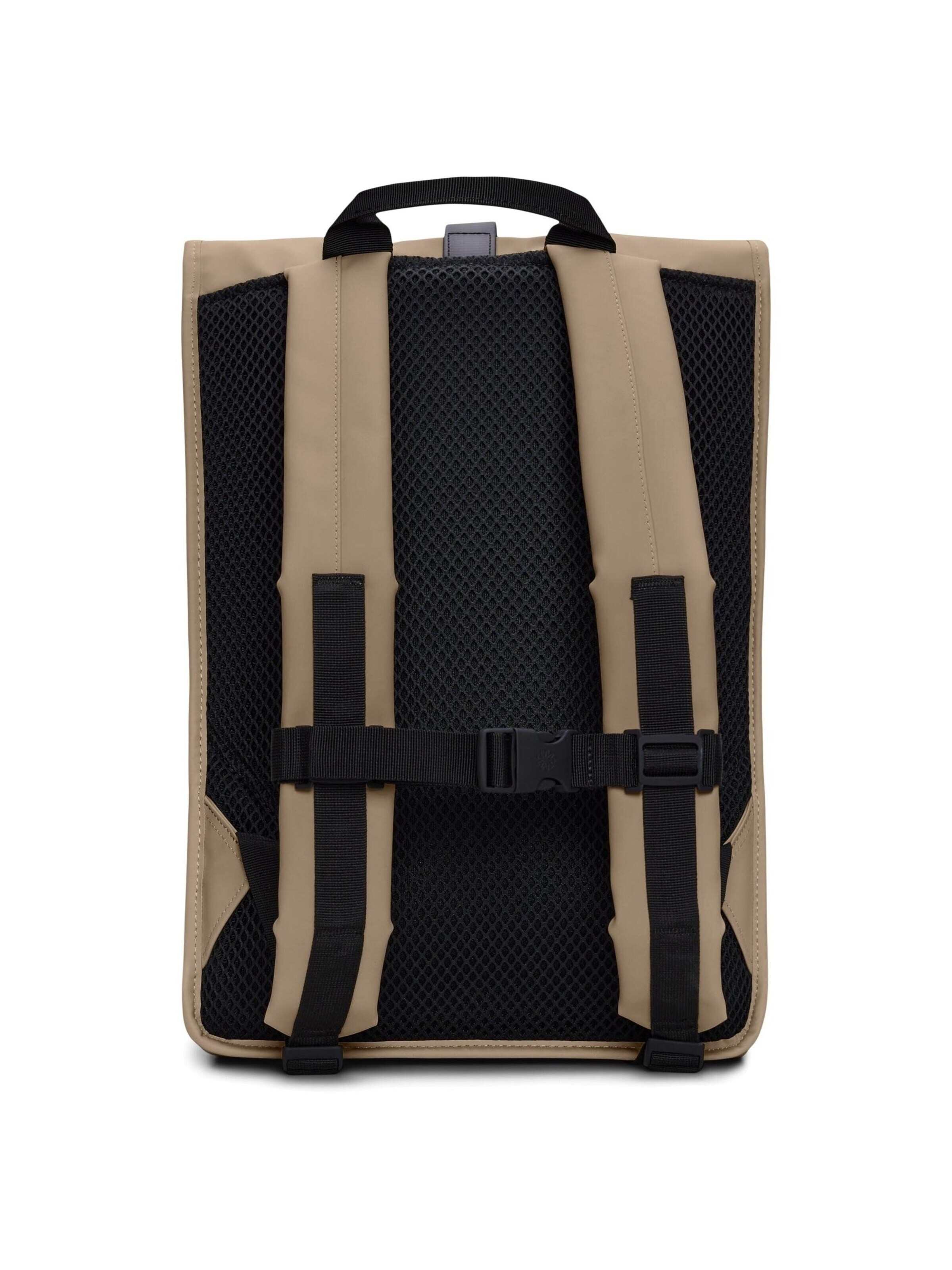 RAINS Backpack 'Rolltop' in Beige