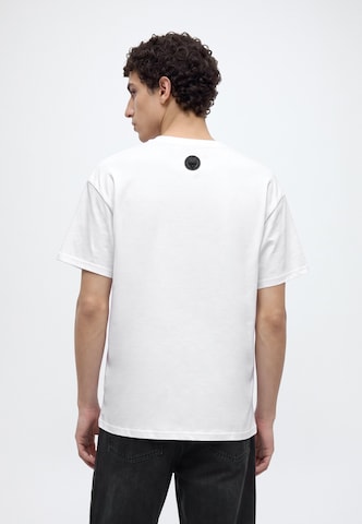 Plein Sport Футболка 'Tiger Golden Scratch' в Белый