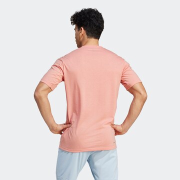 ADIDAS PERFORMANCE Functioneel shirt 'Train Essentials Feelready ' in Rood