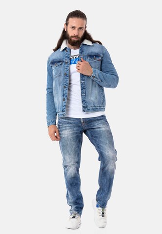 CIPO & BAXX Jeansjacke in Blau