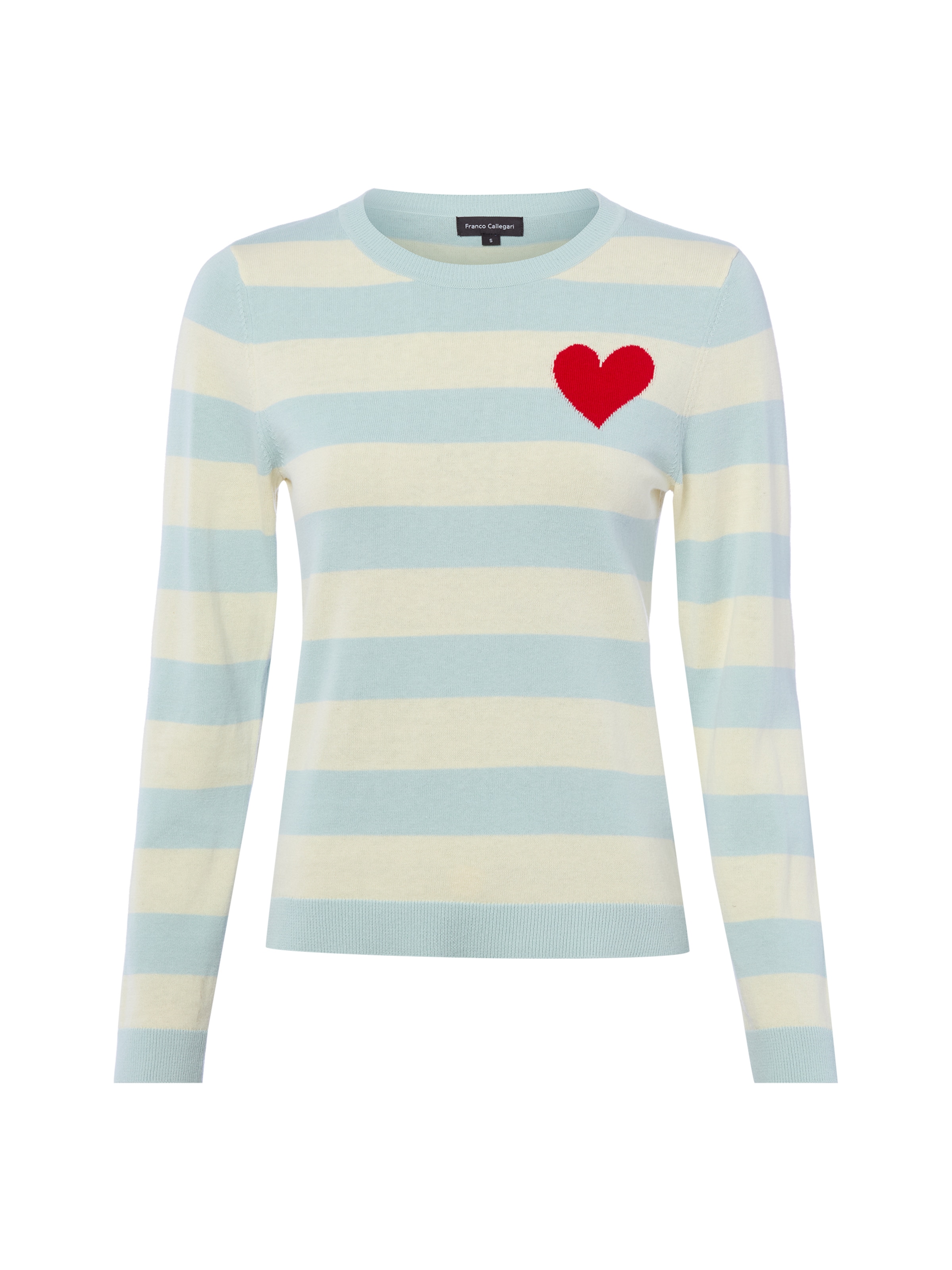 Franco Callegari Trui in Blauw: voorkant