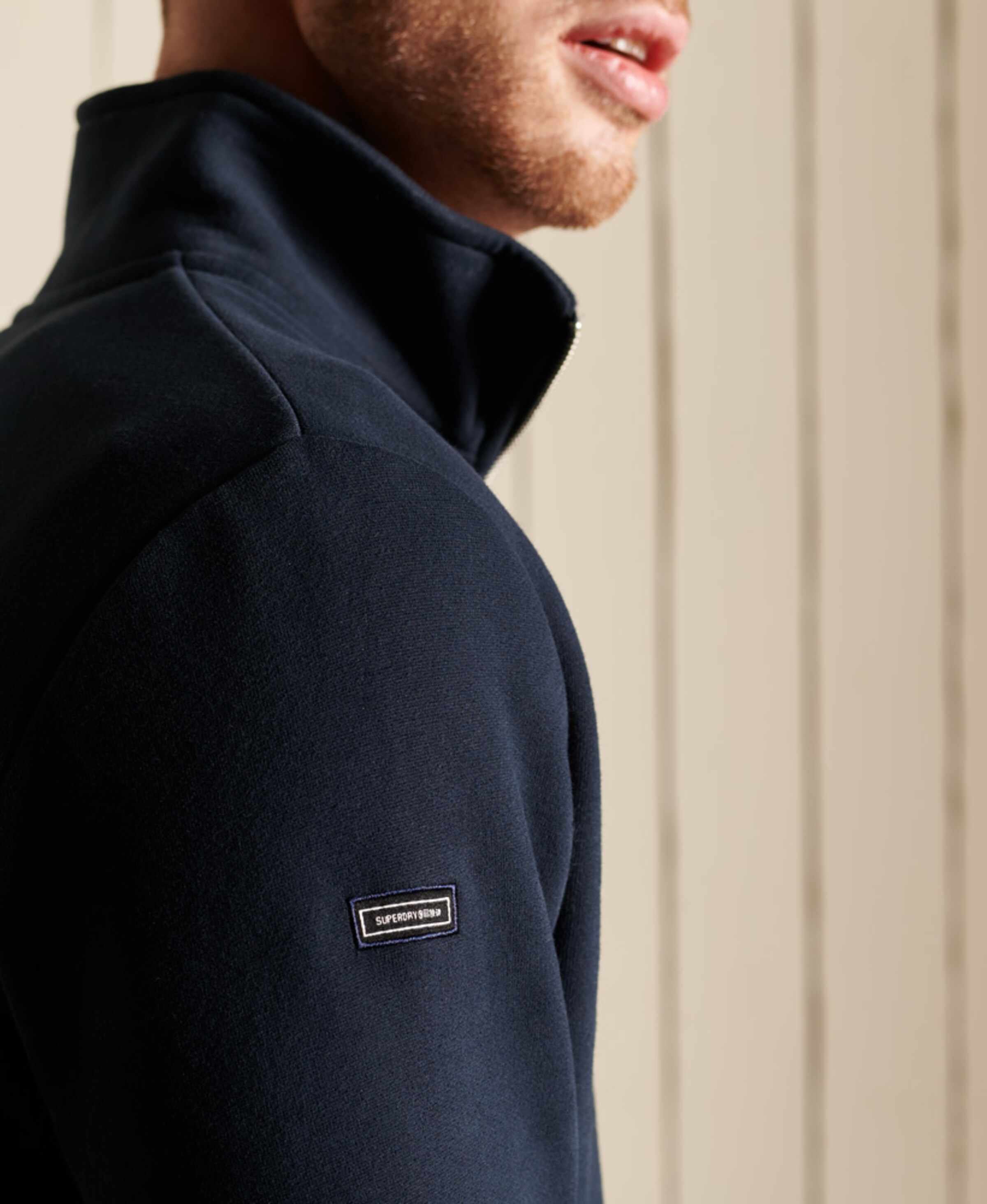 Männer Große Größen Superdry Sweatshirt in Marine - PF52530 Männer Große Größen Superdry Sweatshirt in Marine - PF52530