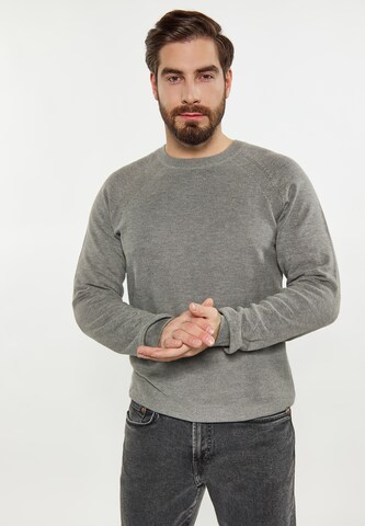 DreiMaster Maritim Sweater in Grey: front