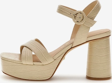 GUESS Sandale 'Milano' in Beige: predná strana