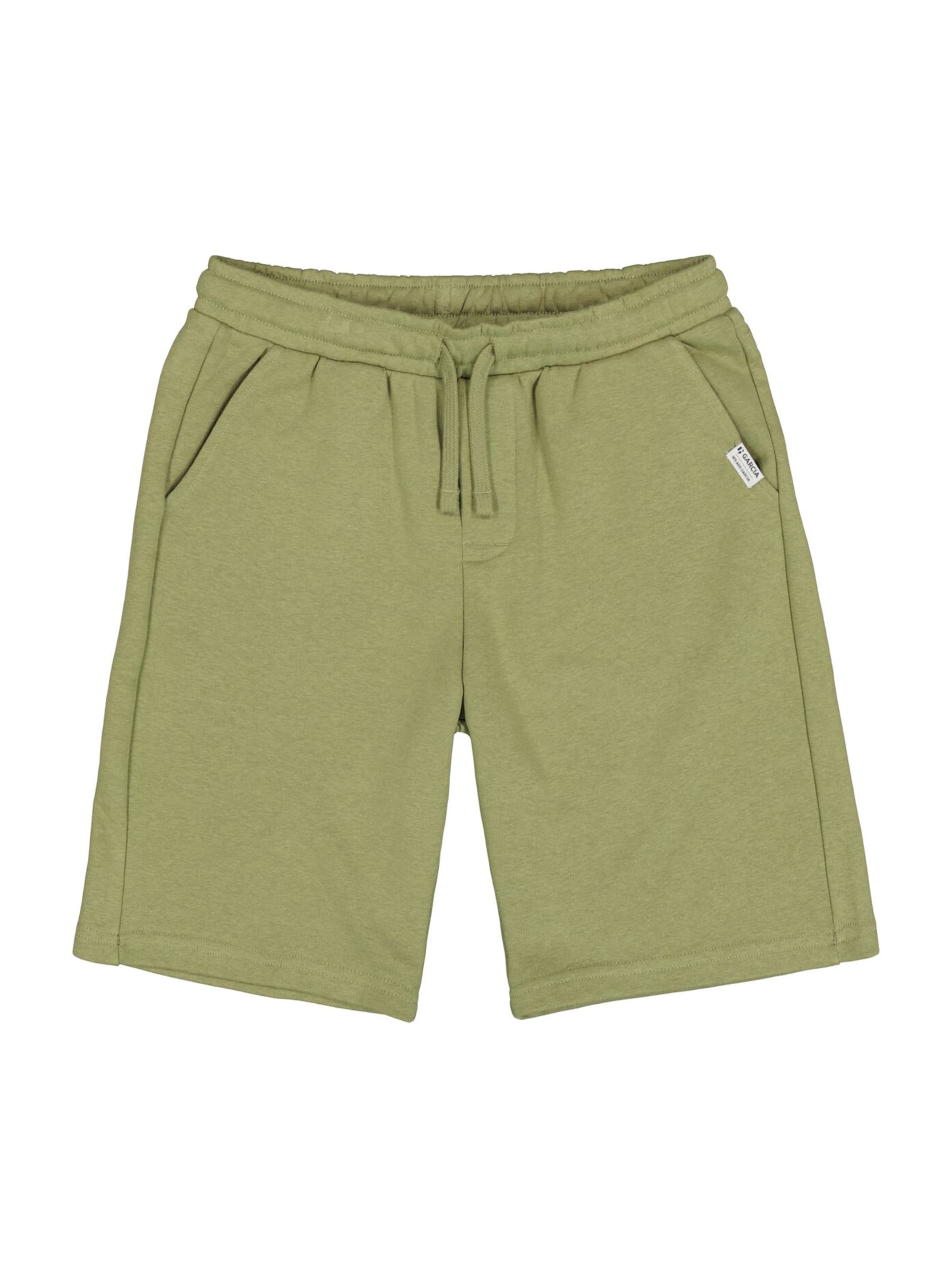 GARCIA Regular Trousers in Green: front