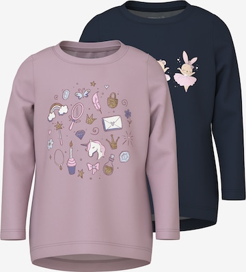 NAME IT Póló 'NMFVIX' - rózsaszín: elől